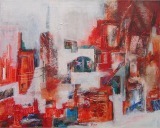 Lissabon • Acryl auf Leinwand • 80 x 90 cm • 2001 • verkauft