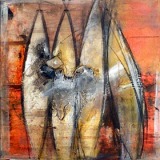 Gerüchteküche • Acryl auf Leinwand • 40 x 40 cm • 2013